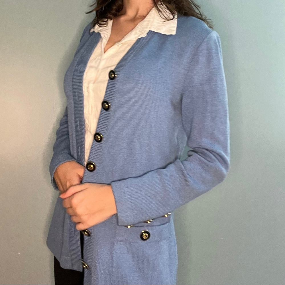 Saint Johns light blue buttoned cardigan 
High quality